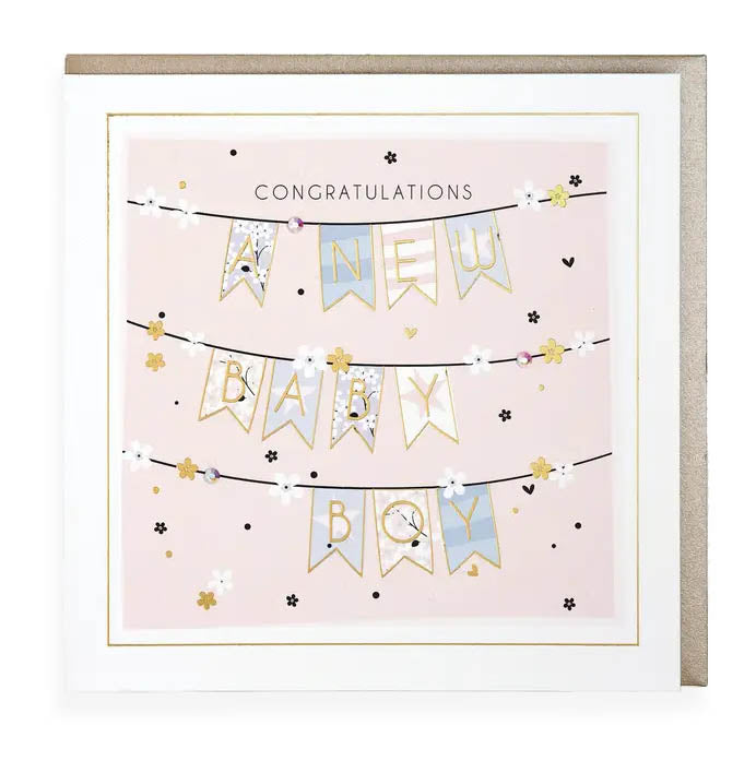 A New Baby Boy Card