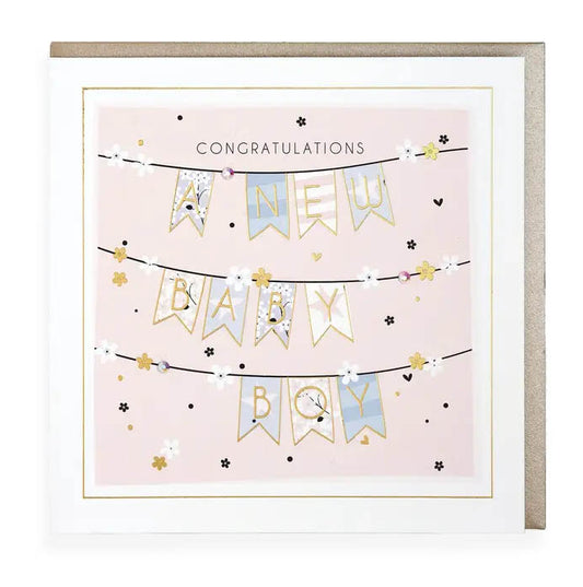 A New Baby Boy Card