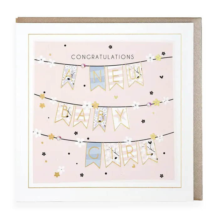 A New Baby Girl Card