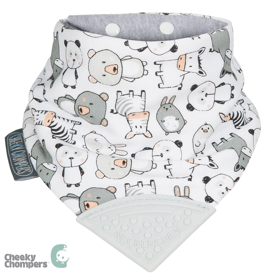 Panda Pals Neckerchew - Teething Dribble Bib