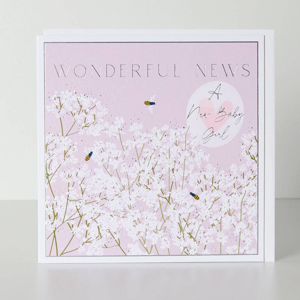 A New Baby Girl Card