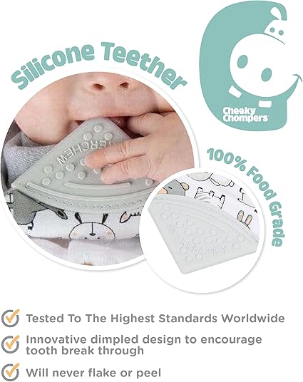 Panda Pals Neckerchew - Teething Dribble Bib