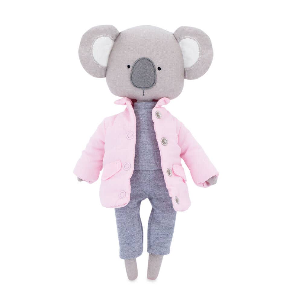 Annie the Koala with Jacket + Mermaid Tail