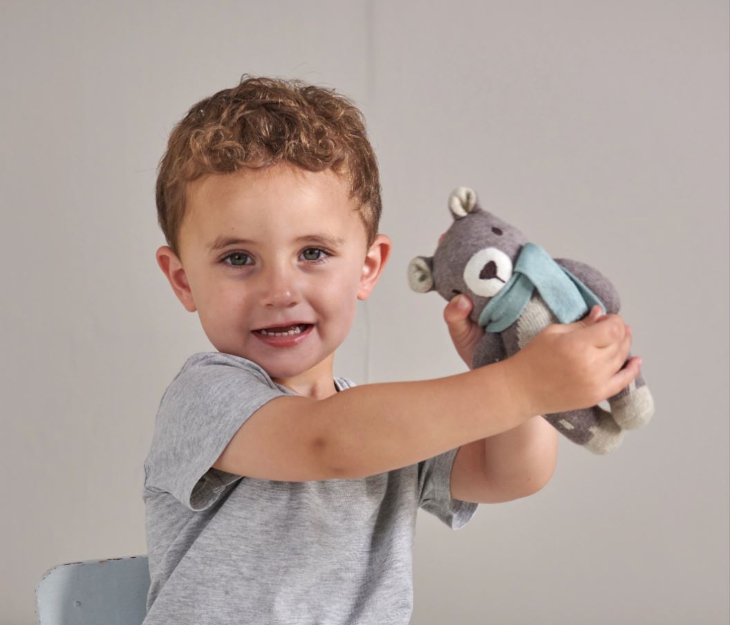 ThreadBear Fred Bear - Knitted Soft Toy 18cm