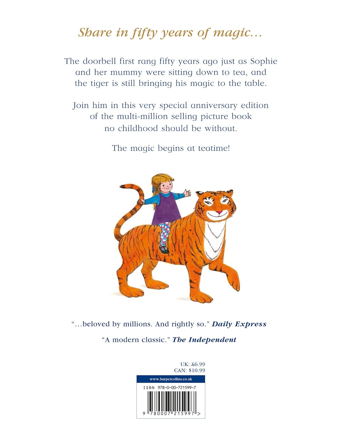 The Tiger Who Came to Tea (Paperback)