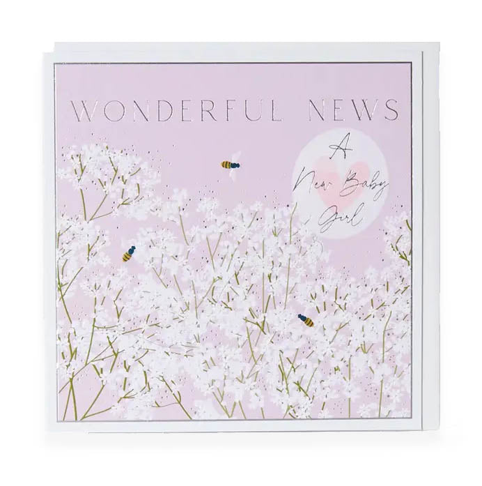 A New Baby Girl Card