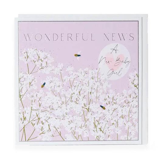 A New Baby Girl Card