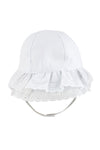 Broderie Anglaise Frilly Sun Hat