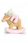 Baby Teddy Bear on Musical Rocking Horse 22cm