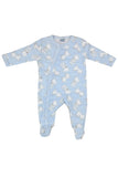 Pale Blue Padded Teddy All-in-One