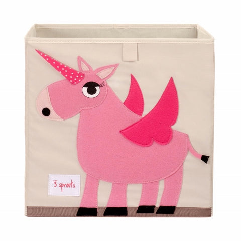 Storage Box Unicorn Pink