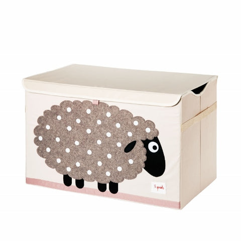 3 Sprouts Toy Chest Sheep Beige