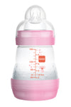 Pink 160ml bottle with slow flow teat