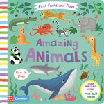 Amazing Animals - First Facts and Flaps (Board book)
