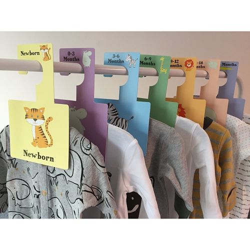 Baby Wardrobe Dividers Safari Animals
