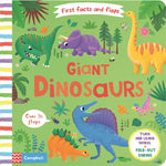 Giant Dinosaurs - First Facts and Flaps (Board book)