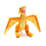 Knitted Yellow Pterodactyl Dinosaur Toy
