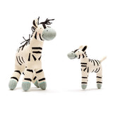 Small Organic Cotton Zebra Soft Toy