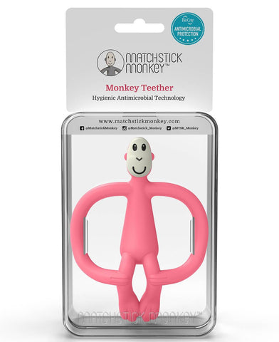 Matchstick Monkey Teether Pink – Love My Lot