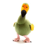 Moss Green Knitted Dodo Soft Toy