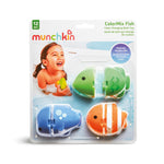 Munchkin Fish Colour Changing Bath Toy 3Pk