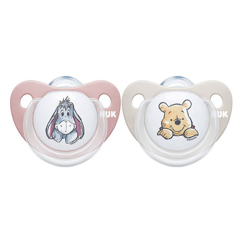 NUK Disney Winnie The Pooh Soother Girl 0-6m 2Pk