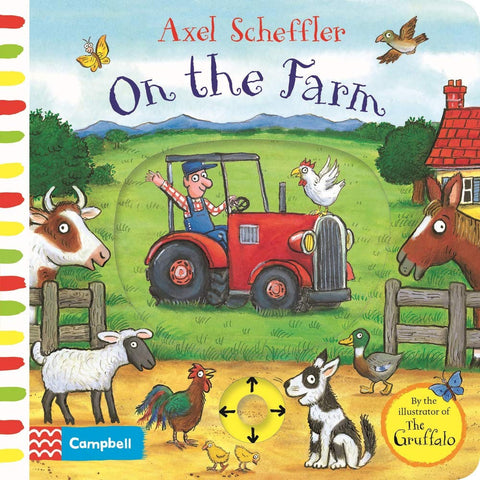 On the Farm: A Push, Pull, Slide Book (Board book)
