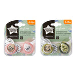 Tommee Tippee Closer to Nature Anytime Soother Green 6-18m 2Pk