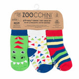 Zoocchini Sock Set 3 Pack Devin Dinosaur 0-24M
