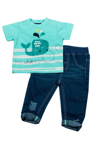 Whale 2 Piece Top with Jeans