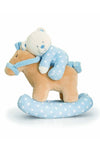 Baby Teddy Bear on Musical Rocking Horse 22cm