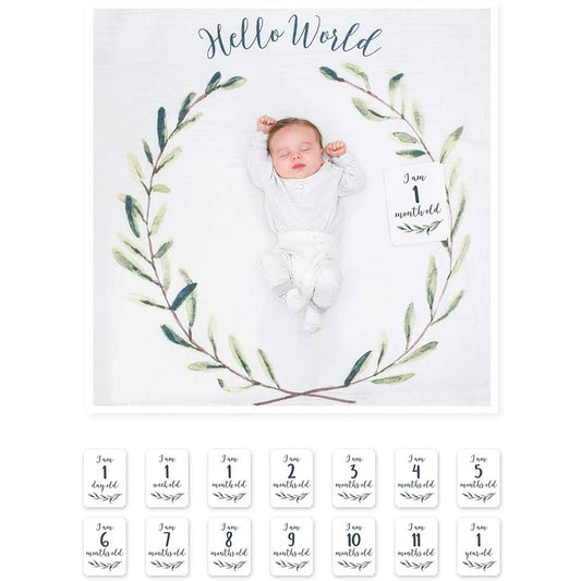Hello World Milestone Blanket